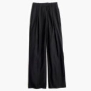 J. Crew Wide-Leg Wool Trouser